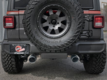 Load image into Gallery viewer, aFe Rebel Series 2.5in 409 SS Cat-Back Exhaust w/ Black Tips 18-19 Jeep Wrangler (JL) V6 3.6L