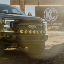 Load image into Gallery viewer, KC HiLiTES 2017+ Ford Super Duty Gravity LED Pro6 7-Light Bar Kit - Front Bumper