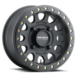 Method MR401 UTV Beadlock 15x7 / 5+2/38mm Offset / 4x136 / 106mm CB Matte Black Wheel