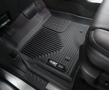 Load image into Gallery viewer, Husky Liners 14-15 Chevy Silverado Crew Cab X-Act Contour Black 2nd Row Floor Liners