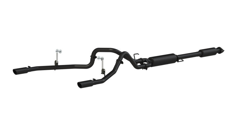 MBRP 2015 Ford F-150 5.0L 3in Cat Back Dual Split Rear Exit Black Exhaust System