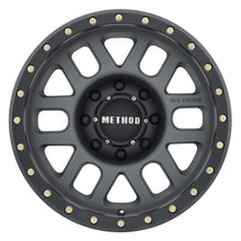 Load image into Gallery viewer, Method MR309 Grid 17x8.5 0mm Offset 8x6.5 130.81mm CB Titanium/Black Street Loc Wheel