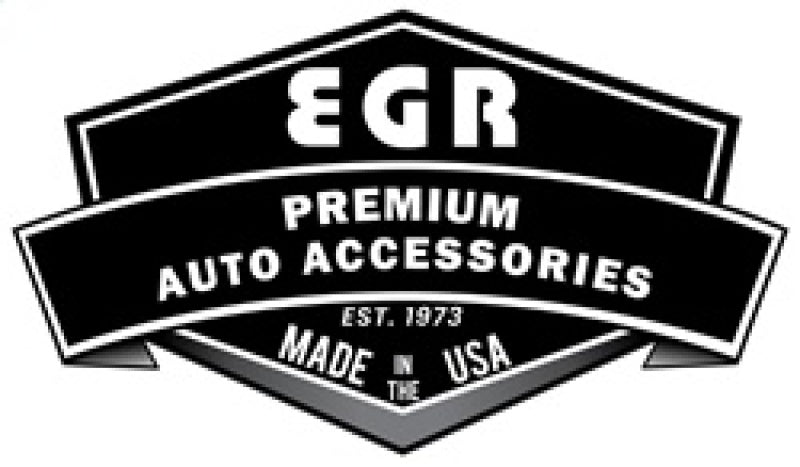 EGR 15+ Ford F150 Super Cab In-Channel Window Visors - Set of 4 - Matte (573475)