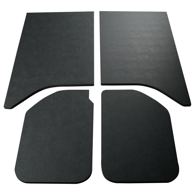 DEI 11-18 Jeep Wrangler JK 2-Door Boom Mat Headliner - 4 Piece - Black Leather Look