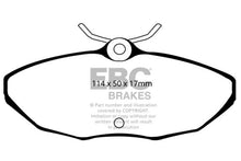 Load image into Gallery viewer, EBC 01-05 Ford Thunderbird 3.9 Redstuff Rear Brake Pads