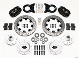 Wilwood Forged Dynalite Front Kit 12.19in Drilled 1965-1969 Mustang Disc & Drum Spindle