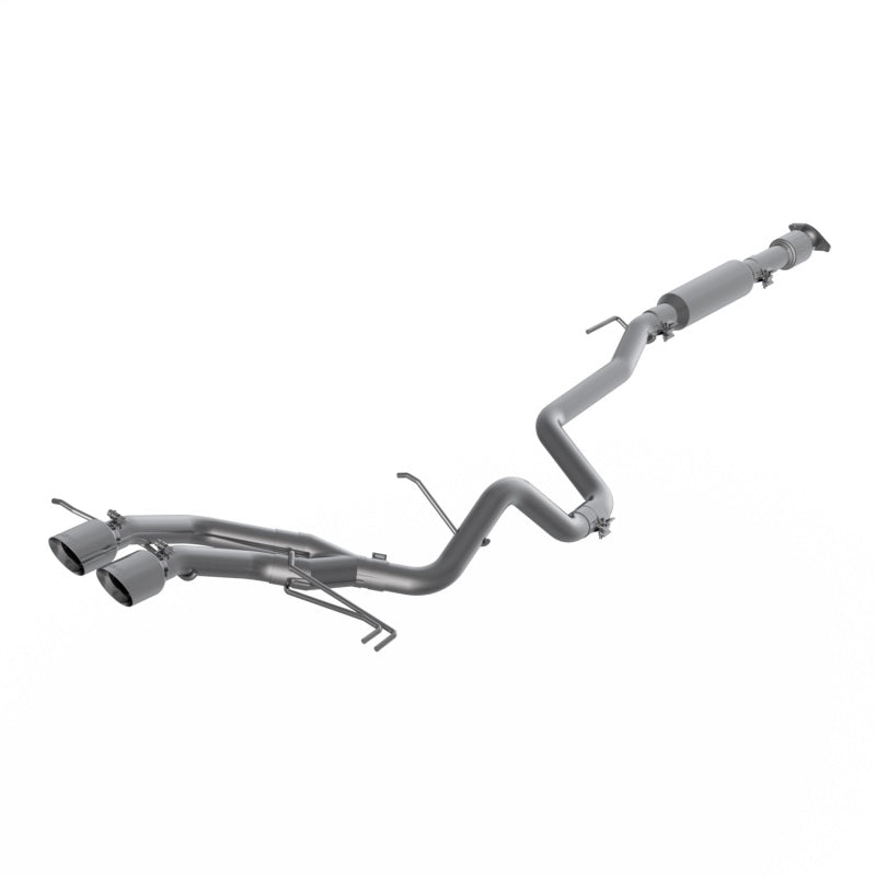 MBRP 13-18 Hyundai Veloster Turbo 4.0in OD Tips Dual Outlet 2-1/2in AL Cat Back