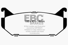 Load image into Gallery viewer, EBC 93-97 Ford Probe 2.0 16v Greenstuff Rear Brake Pads