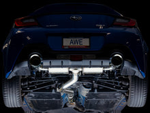 Load image into Gallery viewer, AWE Subaru BRZ/ Toyota GR86/ Toyota 86 Touring Edition Cat-Back Exhaust- Chrome Silver Tips