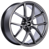 BBS CI-R 20x8.5 5x112 ET32 Platinum Silver Polished Rim Protector Wheel -82mm PFS/Clip Required