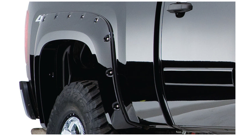 Bushwacker 75-80 Chevy K10 Suburban Cutout Style Flares 2pc - Black