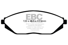 Load image into Gallery viewer, EBC 12-16 Chevrolet Spark 1.2 (Mexico) Greenstuff Front Brake Pads