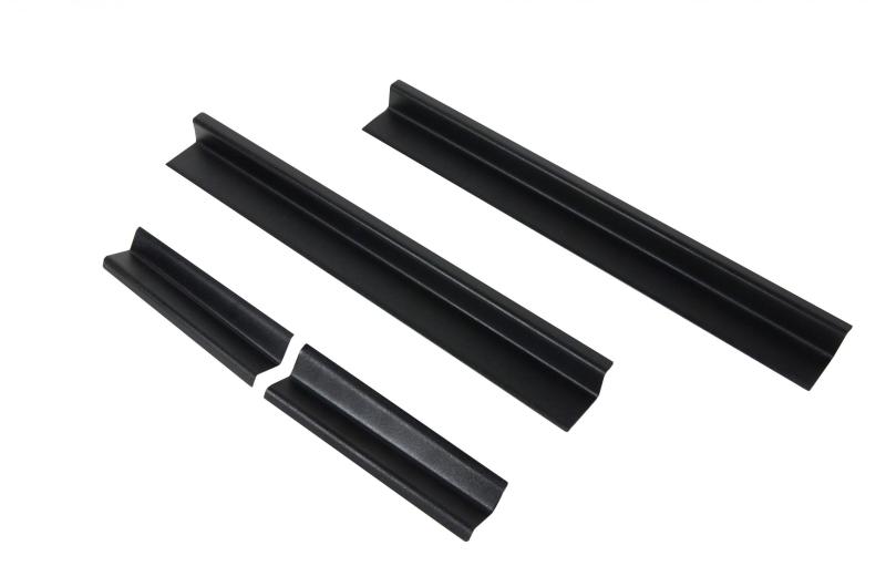 Kentrol 07-18 Jeep Wrangler JK Entry Guards 4 Pieces 4 Door - Textured Black