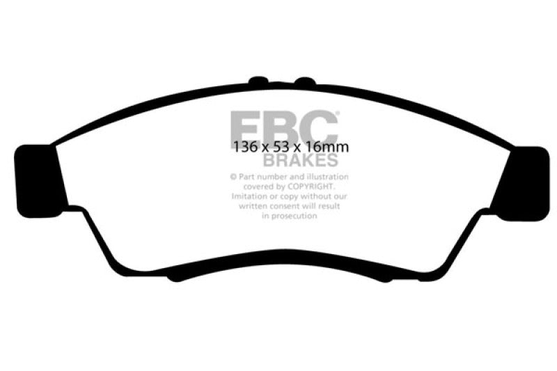 EBC 06-07 Suzuki Aerio 2.3 Greenstuff Front Brake Pads