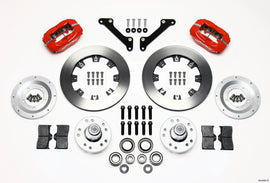 Wilwood Forged Dynalite Front Kit 12.19in Drilled Red 70-78 Camaro