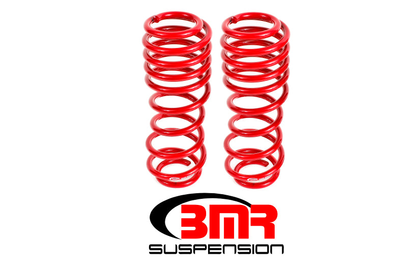 BMR 07-14 Shelby GT500 Rear Handling Version Lowering Springs - Red