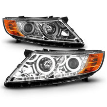 Load image into Gallery viewer, ANZO 2011-2013 Kia Optima Projector Headlights w/ Halo Chrome (CCFL)