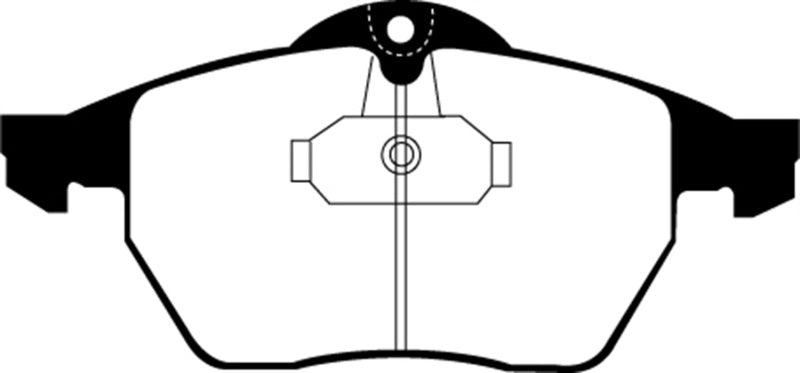 EBC 99-02 Saab 9-3 Convertible Yellowstuff Front Brake Pads