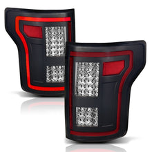 Load image into Gallery viewer, ANZO 15-17 Ford F-150 LED Taillights Black w/ Sequential