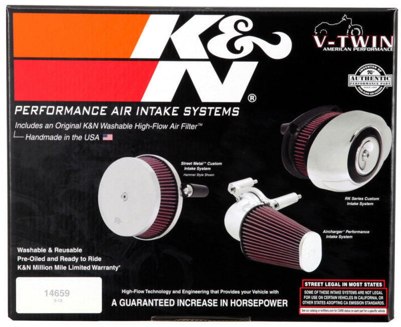 K&N Intake System 13-15 Harley Davidson Breakout/Fatboy/Deluxe 103 CI