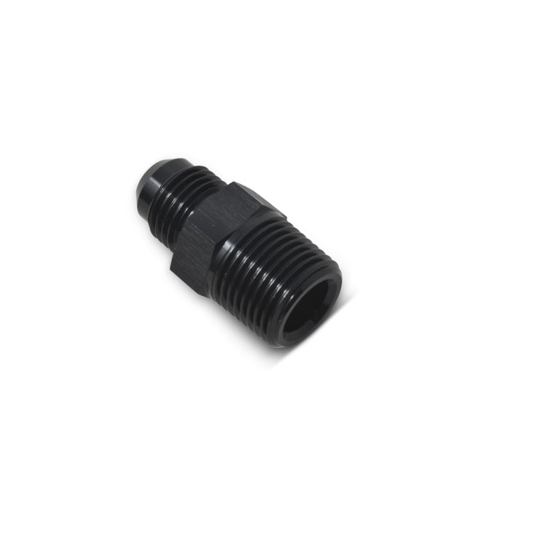 Russell Performance -8 AN to 3/8in NPT Straight Flare to Pipe (Black)