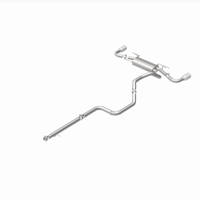 MagnaFlow 10-12 Mazda 3 L4 2.5L Hatchback Split Rear Exit Stainless Cat Back Performance Exhaust