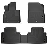 Husky Liners 2020 Kia Telluride Weatherbeater Black Front & 2nd Seat Floor Liners