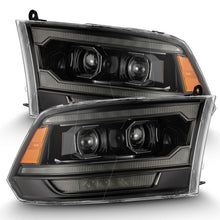 Load image into Gallery viewer, AlphaRex 09-18 Ram 2500 LUXX LED Proj Headlight Plank Style Alpha Blk w/Activ Light/Seq Signal/DRL