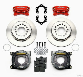 Wilwood Forged Dynalite P/S Park Brake Kit Red Mopar/Dana 2.36in Off w/Snap Ring Bearing