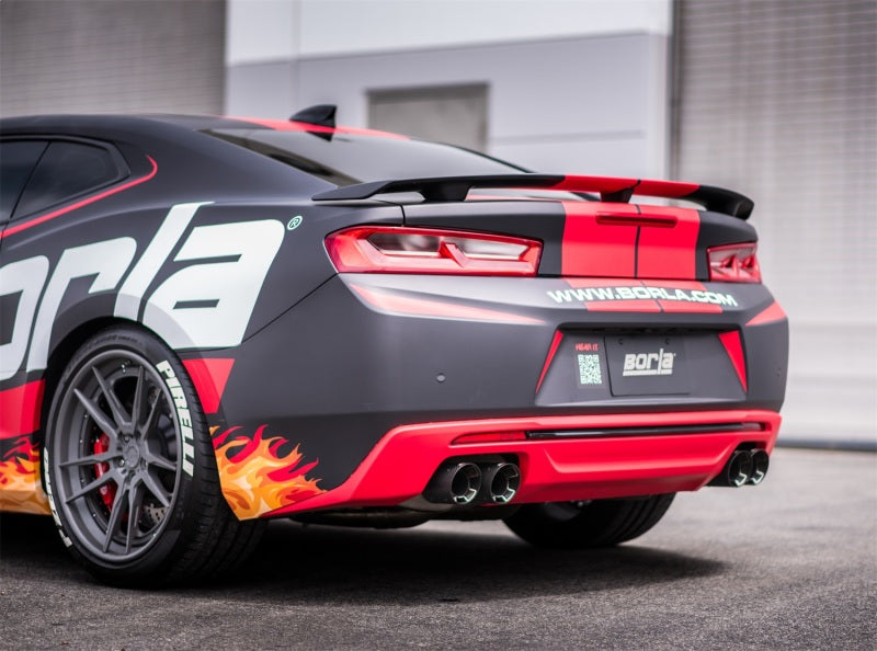 Borla 2016-2017 Chevy Camaro V8 SS AT/MT ATAK Rear Section Exhaust with Dual Mode Valves