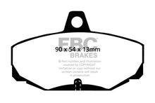 Load image into Gallery viewer, EBC 96-00 Ac Ace 5.0 Redstuff Rear Brake Pads