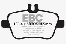 Load image into Gallery viewer, EBC 13+ Mercedes-Benz CLA250 2.0 Turbo Redstuff Rear Brake Pads