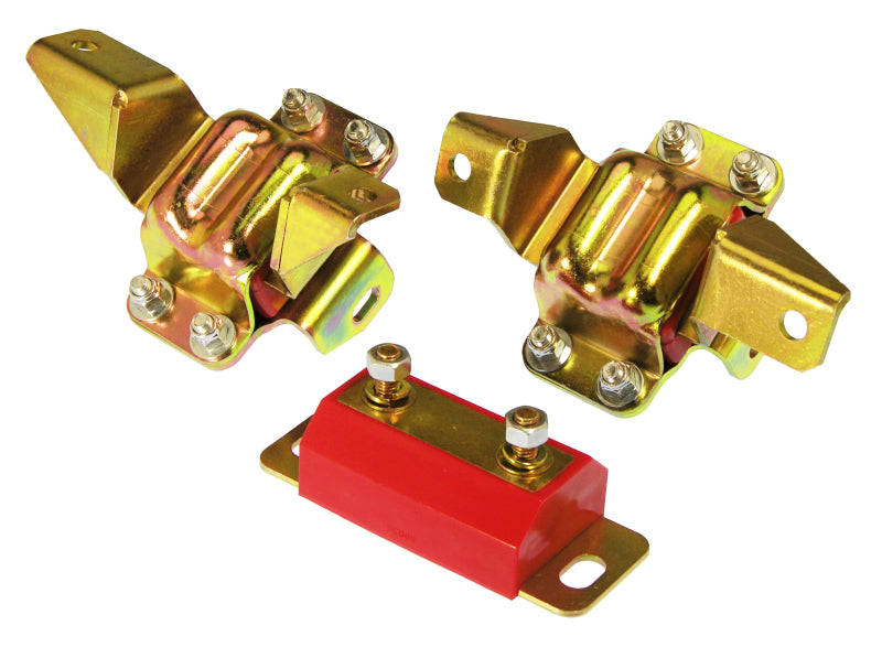 Prothane Ford Motor & Trans Mount Kit - Red