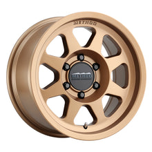 Load image into Gallery viewer, Method MR701 16x8 0mm Offset 6x5.5 106.25mm CB Method Bronze Wheel