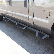 Load image into Gallery viewer, Westin 99-16 Ford F-250/350/450/550 CC (6.75ft Bed) HDX Drop Whl to Whl Nerf Step Bars - Text Blk