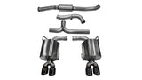 Corsa 2011-2014 Subaru Impreza Sedan STI 2.5L Turbo Manual Black Sport Cat-Back Exhaust