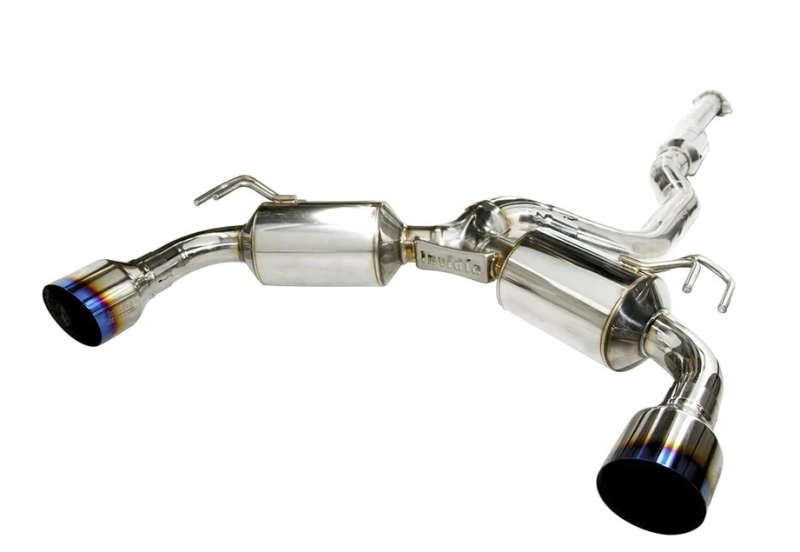 Invidia 2009+ Mitsubishi Evo X Dual N1 Titanium Tip Cat-back Exhaust