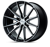 Vossen HF6-1 24x10 / 6x135 / ET25 / Deep Face / 87.1 - Brushed Matte Black Wheel