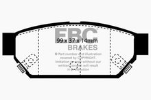 Load image into Gallery viewer, EBC 93-96 Eagle Summit 1.5 Redstuff Rear Brake Pads