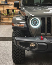 Load image into Gallery viewer, Oracle Jeep JL/Gladiator JT Oculus Bi-LED Projector Headlights - Amber/White Switchback SEE WARRANTY