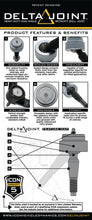 Load image into Gallery viewer, ICON 2007+ Toyota FJ / 2003+ Toyota 4Runner / 2008+ Toyota LC200 Delta Joint Kit