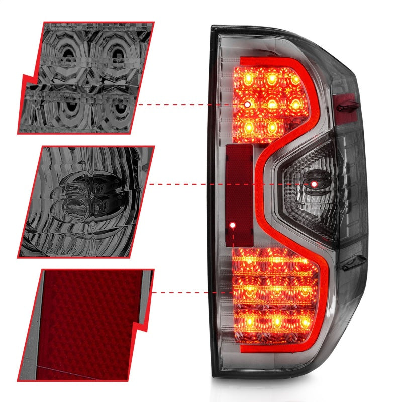 ANZO 2014-2015 Toyota Tundra LED Taillights Smoke