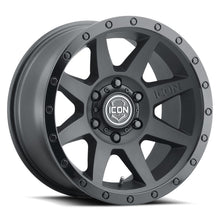 Load image into Gallery viewer, ICON Rebound 17x8.5 5x150 25mm Offset 5.75in BS 110.1mm Bore Double Black Wheel