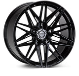 Vossen HF-7 22x10.5 / 5x112 / ET42 / Deep Face / 66.5 - Gloss Black Wheel