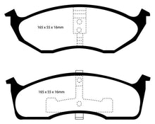 Load image into Gallery viewer, EBC 99-04 Chrysler 300M 3.5 Redstuff Front Brake Pads