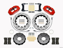 Load image into Gallery viewer, Wilwood Narrow Superlite 6R Front Hat Kit 14.00in Drill Red 2005-Up Mazda Miata w/ Lines