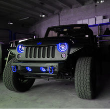 Load image into Gallery viewer, Oracle 7in High Powered LED Headlights - Black Bezel - ColorSHIFT 2.0 SEE WARRANTY