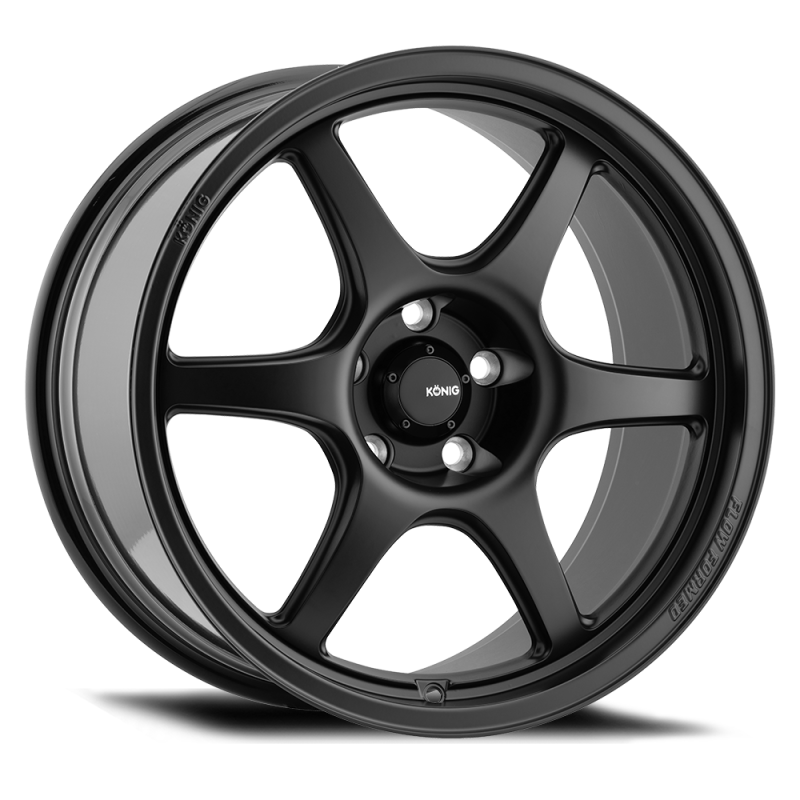 Konig Hexaform 17x8 4x108 ET40 Matte Black