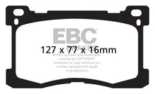 Load image into Gallery viewer, EBC 12+ Hyundai Equus 5.0 Redstuff Front Brake Pads