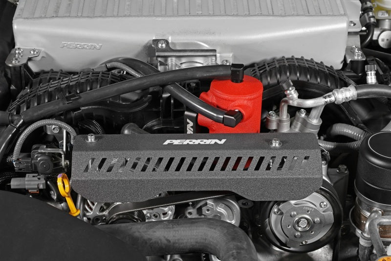 PERRIN 22-24 Subaru WRX Air Oil Separator - Neon Yellow